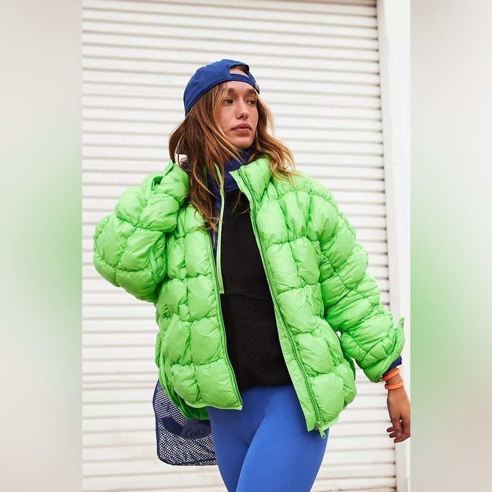 Free People Scrunchy Glossy Pippa Packable Puffer Size XS NWT